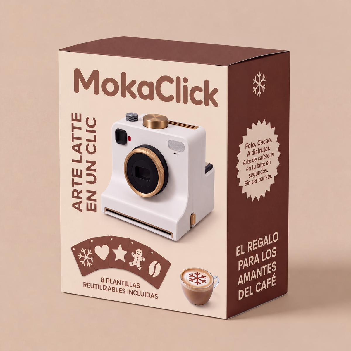 MokaClick™ – Cámara Decoradora de Café