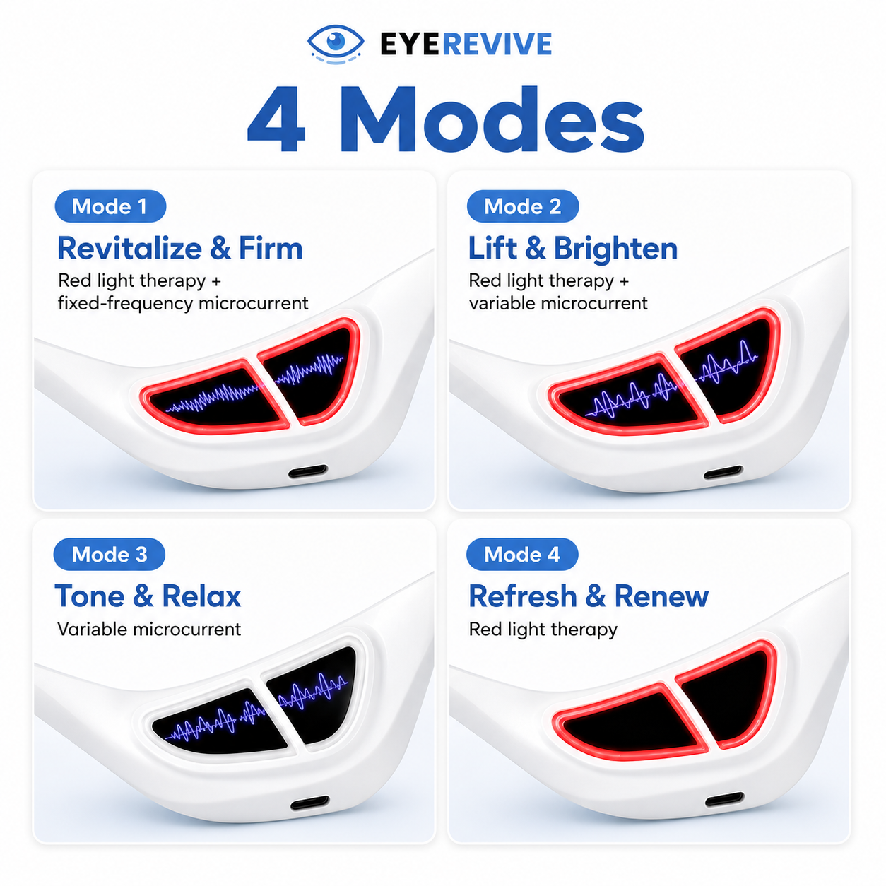 EyeRevive™ — Red Light Eye Massager.