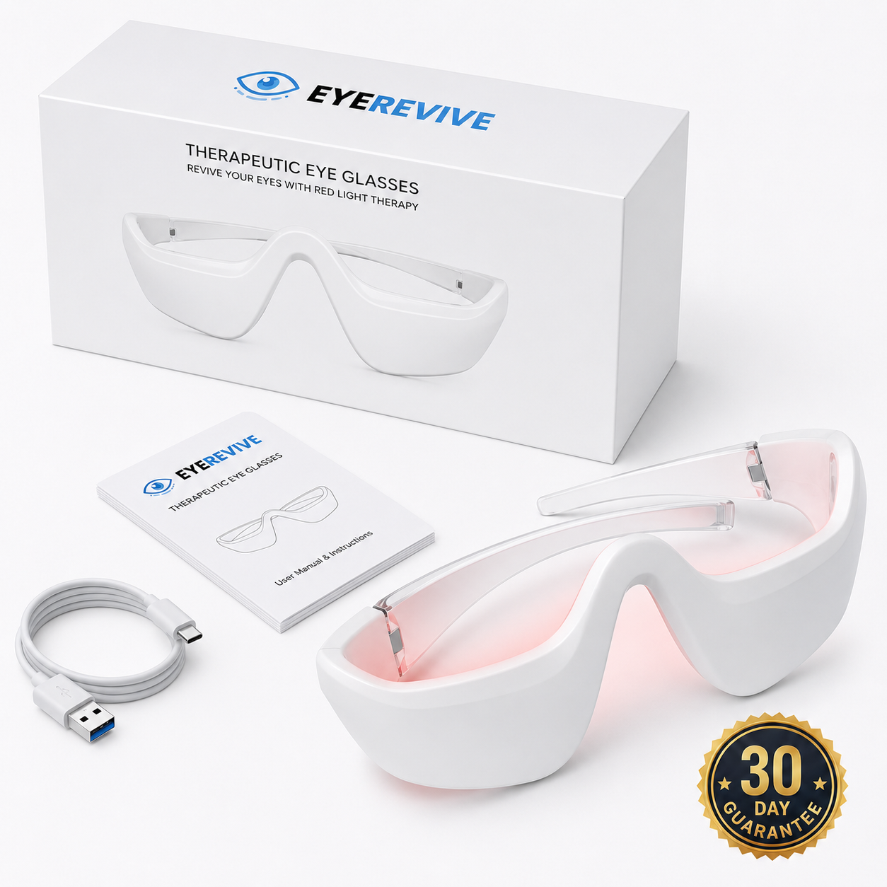 EyeRevive™ — Red Light Eye Massager.