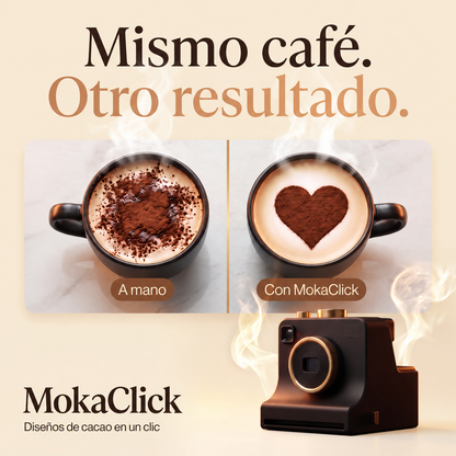 MokaClick™ – Cámara Decoradora de Café